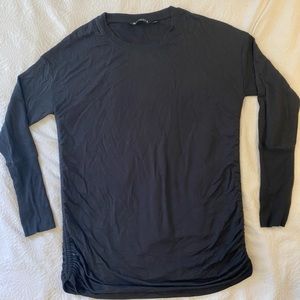 Athleta Black Tunic Sweatshirt